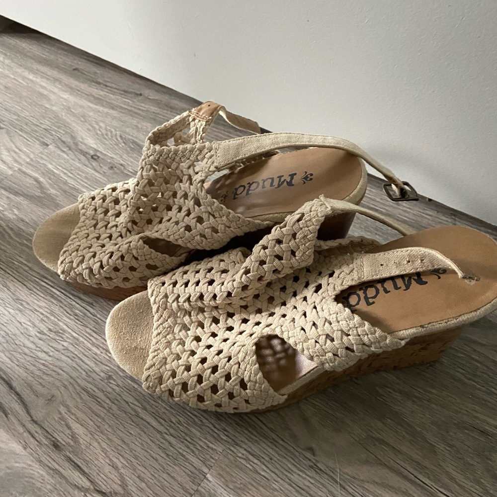 Tan Wedge Heels